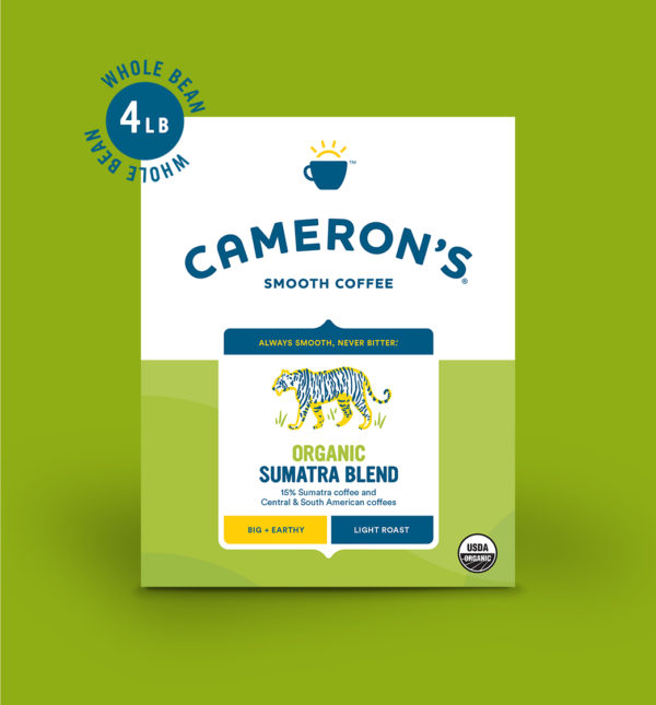 Organic Sumatra Blend Cameron's Coffee